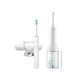 Philips Sonicare Power Flosser zobna prha serije 3000 + električna četkica Diamond Clean serije 9000 HX3886/41