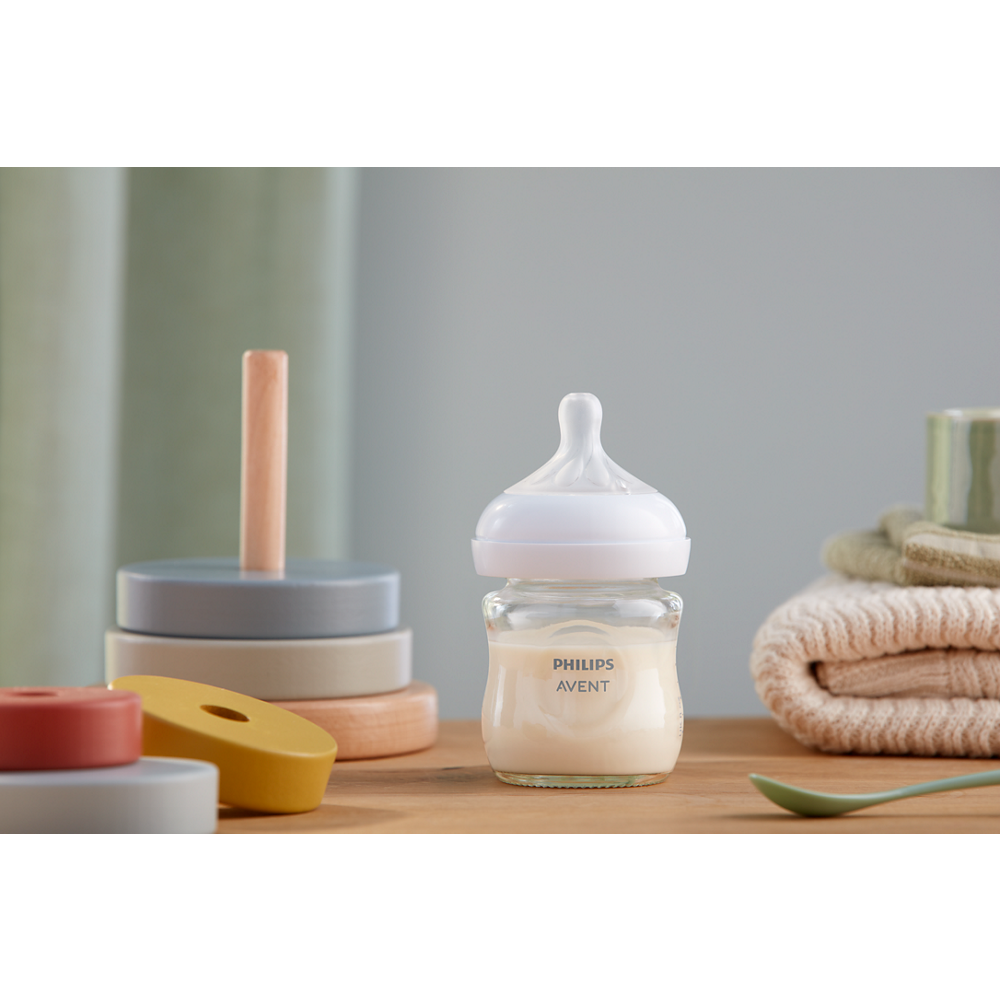 Philips Avent Natural Response steklena otroška steklenička 125ml, SCY930/01