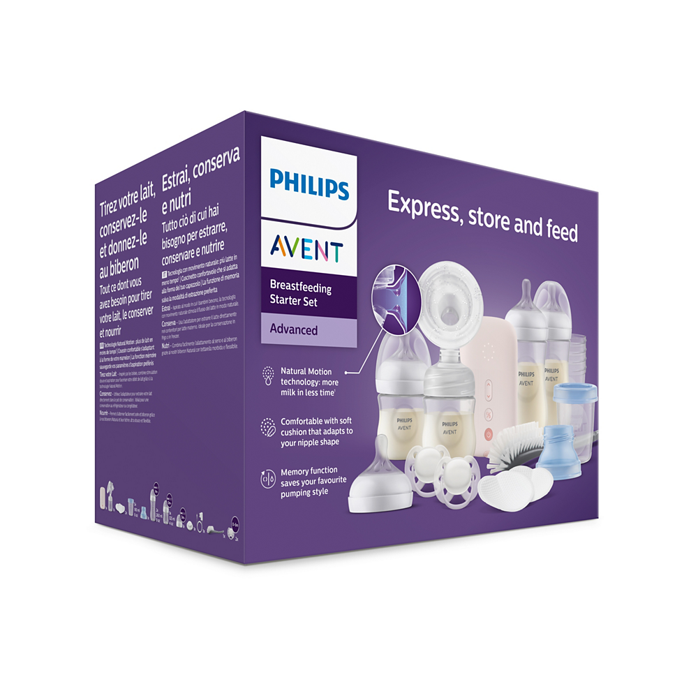 Philips Avent enojna električna prsna črpalka komplet SCD340/31