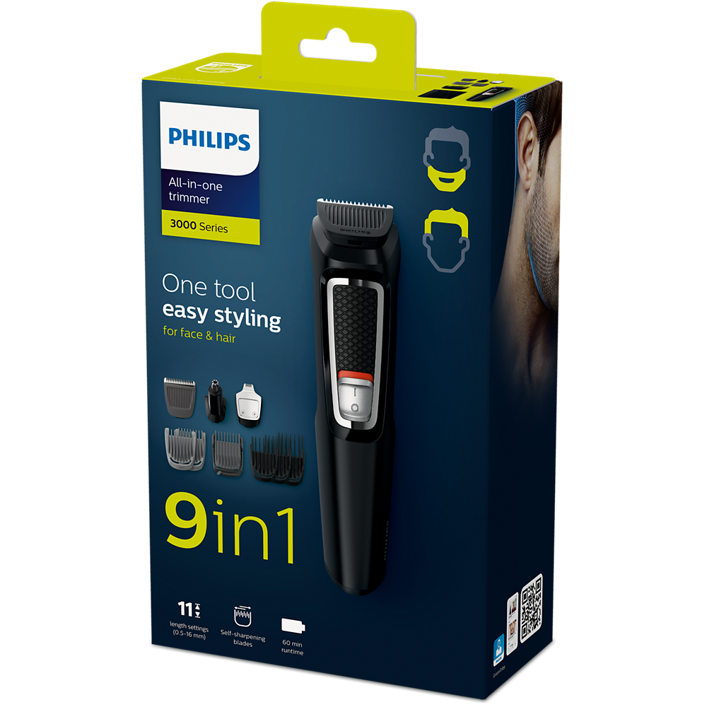 Philips All-in-One urejevalnik za obraz in lase serije 3000 MG3740/15