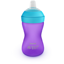 Philips Avent lonček z mehkim ustnikom 9m+, 300ml, deklica SCF802/02