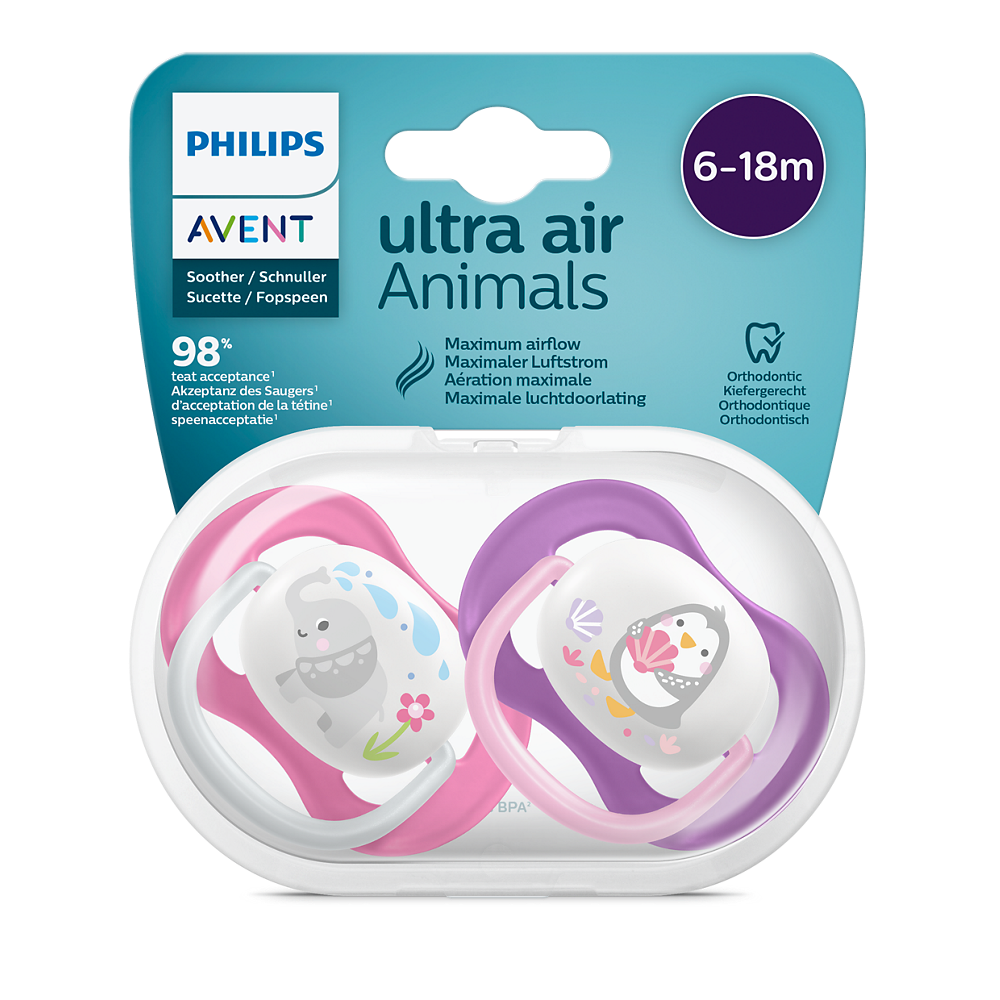 Philips Avent Ultra Air Collection duda 6-18m, deklica, 2kom, SCF080/08
