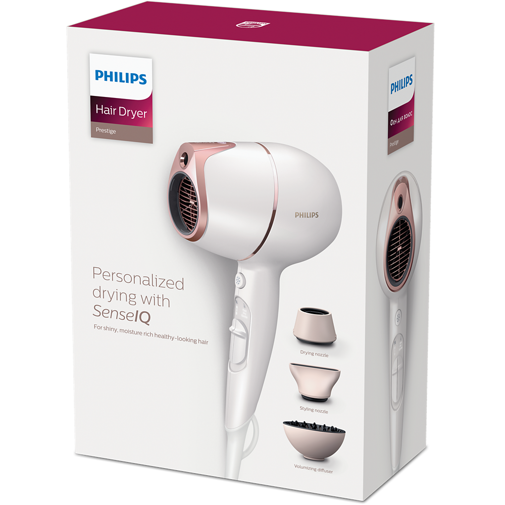 Philips sušilnik za lase Prestige SenseIQ BHD628/00