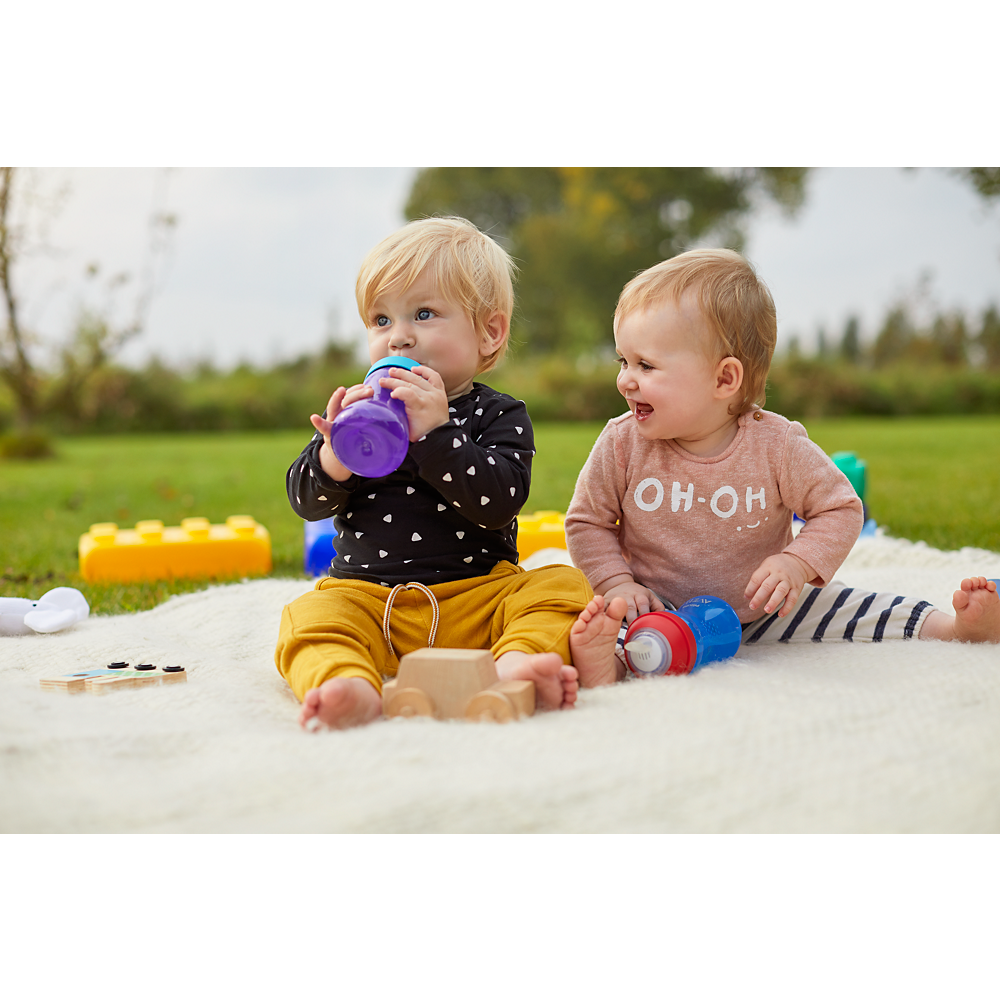 Philips Avent lonček z mehkim ustnikom 9m+, 300ml, deček SCF802/01
