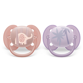 Philips Avent Ultra Soft duda 0-6m, deklica, 2kom SCF091/09