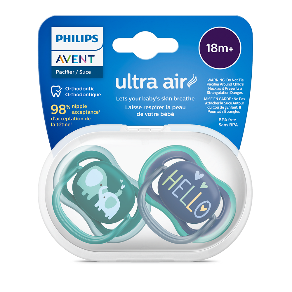Philips Avent Ultra Air duda 18m+, deček, 2kom, SCF349/18