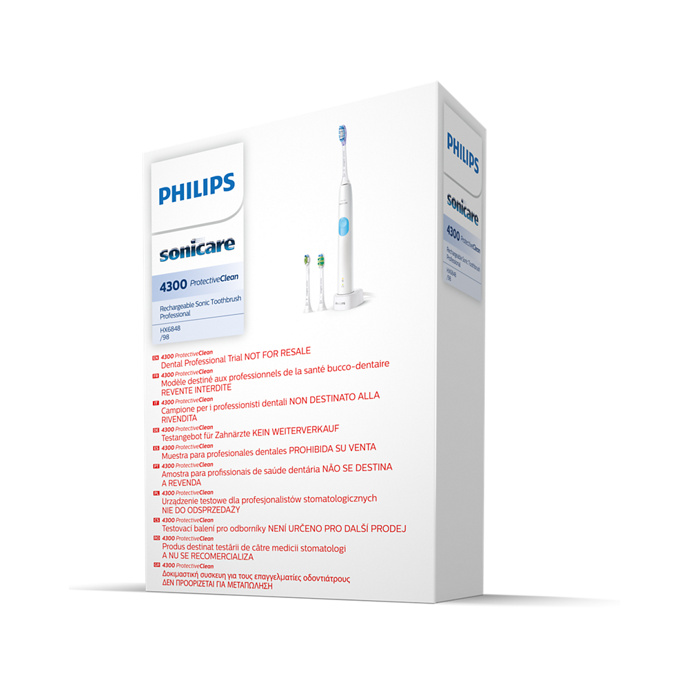 Philips Sonicare električna zobna ščetka Protective Clean serije 4300 HX6848/98