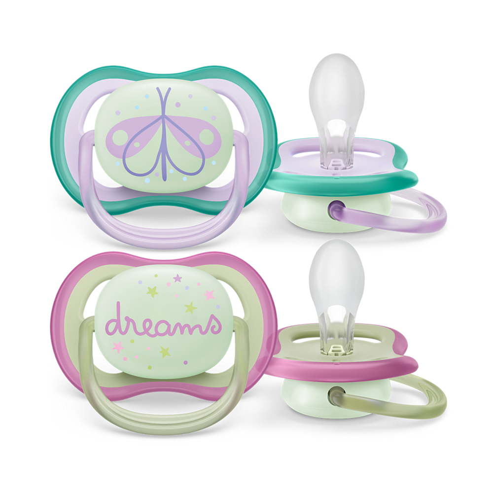 Philips Avent Ultra Air duda 0-6m, deček, 2kom SCF376/19