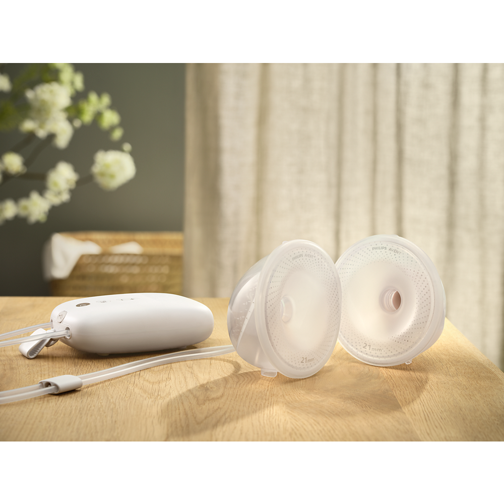 Philips Avent Hands-free dvojna električna brezžična prsna črpalka SCF532/11