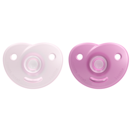 Philips Avent Soothie duda 0-6m, deklica, 2kom, SCF099/22