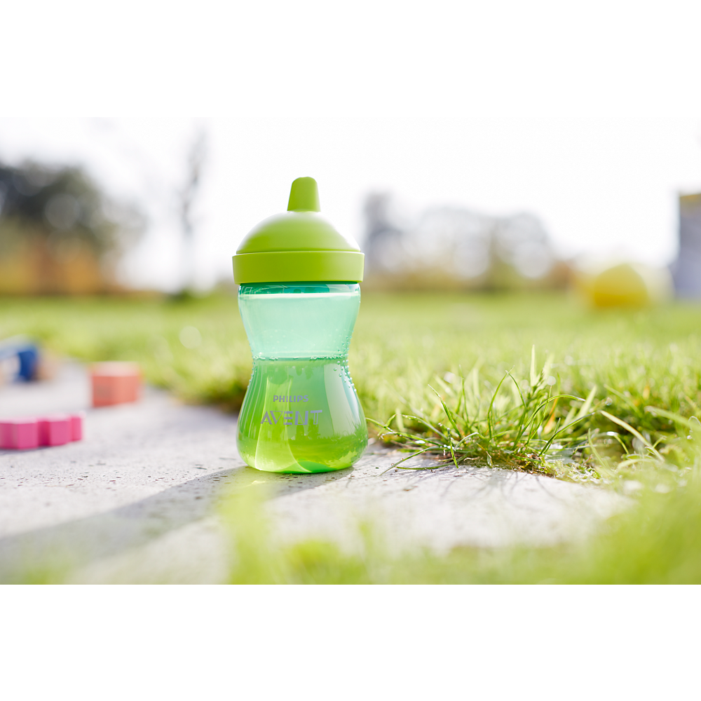 Philips Avent lonček z trdim ustnikom, 18m+, 300ml, deček SCF804/03