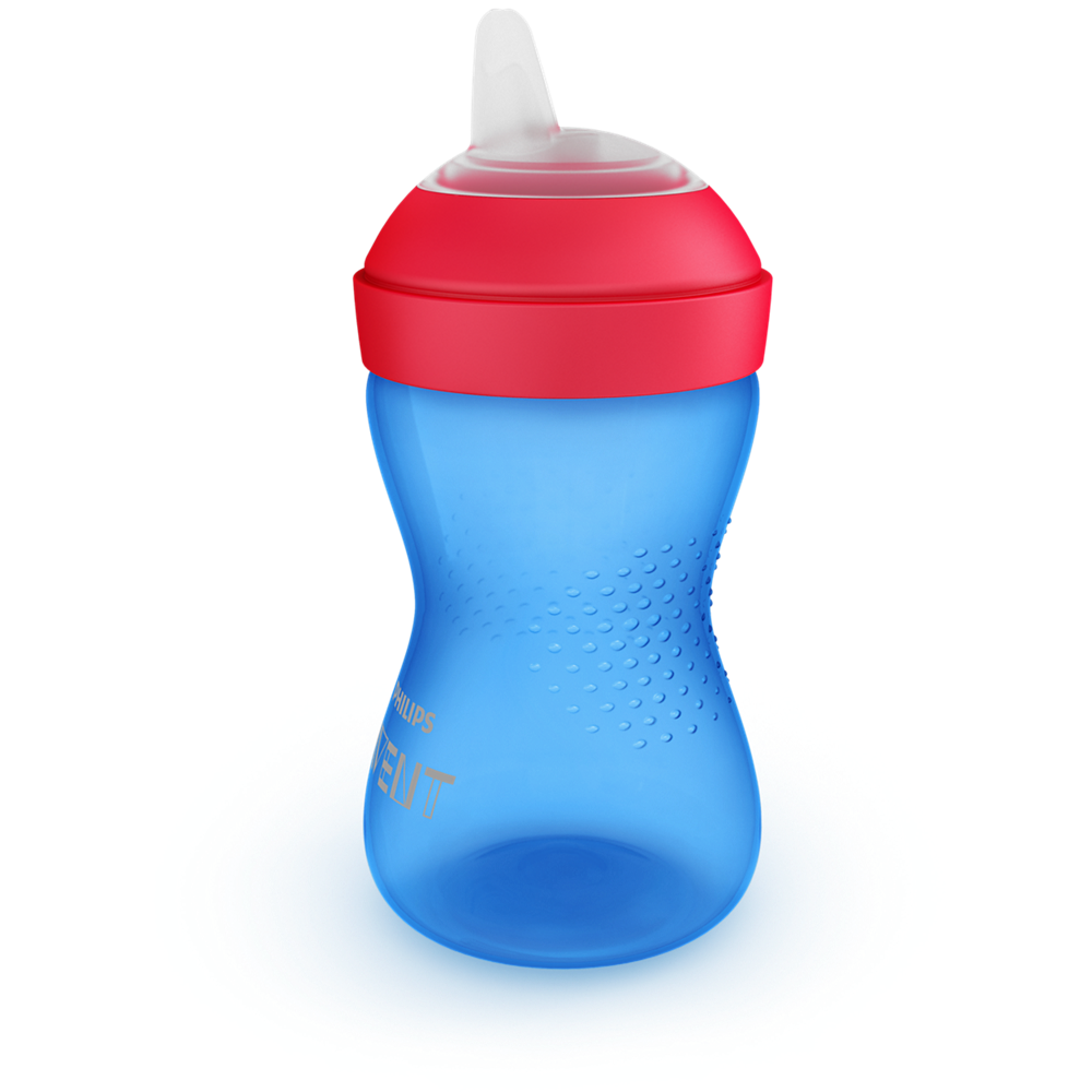 Philips Avent lonček z mehkim ustnikom 9m+, 300ml, deček SCF802/01