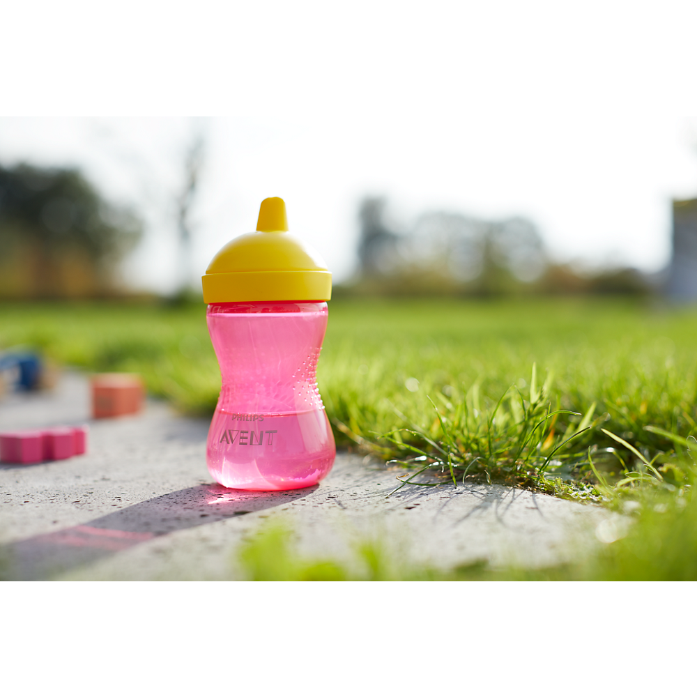 Philips Avent lonček z trdim ustnikom 18m+, 300ml, deklica SCF804/04