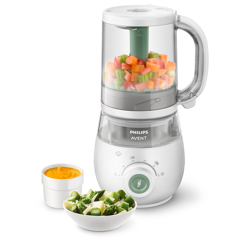Philips Avent Premium soparnik in mešalnik 4-v-1 SCF885/01