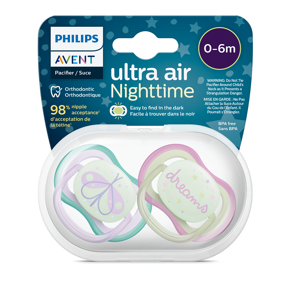 Philips Avent Ultra Air duda 0-6m, deček, 2kom SCF376/19
