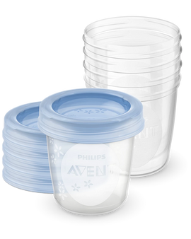 Philips Avent skodelice za shranjevanje materinega mleka, 6 kosov, SCF619/05