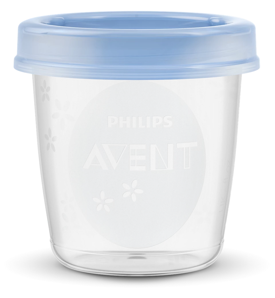 Philips Avent skodelice za shranjevanje materinega mleka, 6 kosov, SCF619/05