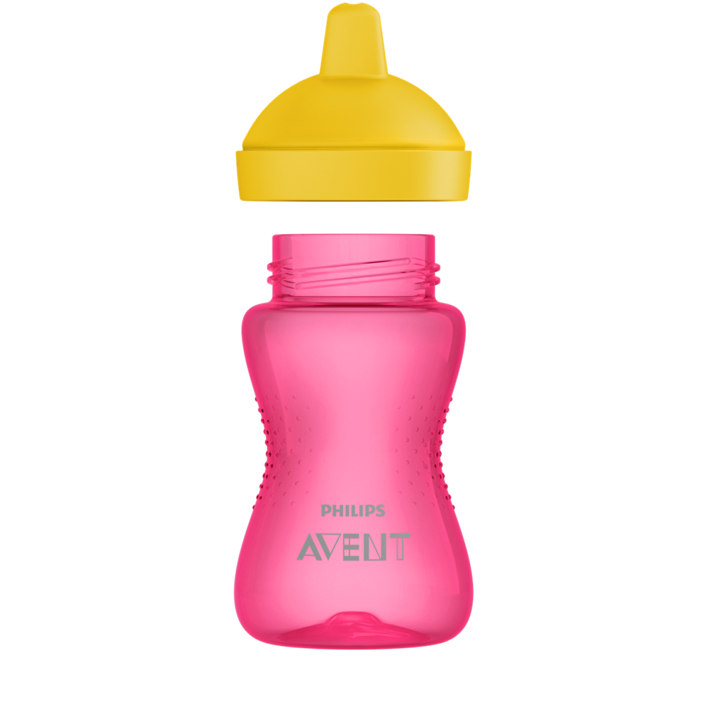 Philips Avent lonček z trdim ustnikom 18m+, 300ml, deklica SCF804/04