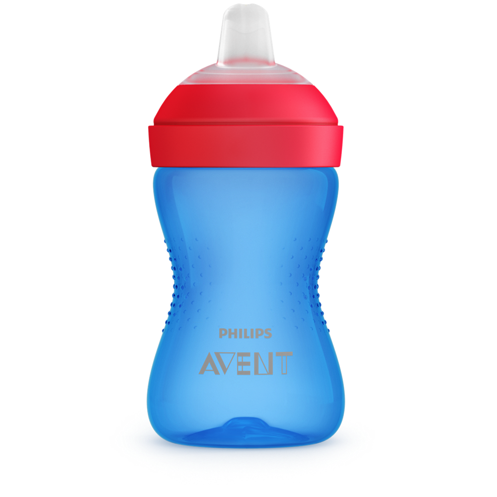Philips Avent lonček z mehkim ustnikom 9m+, 300ml, deček SCF802/01