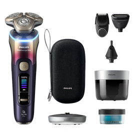 Philips i9000 Prestige Ultra brivnik za mokro in suho britje s SkinIQ Pro XP9407/37