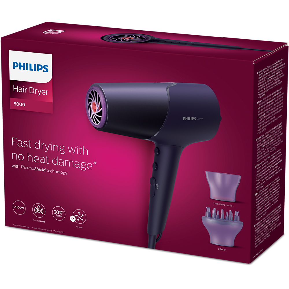 Philips sušilnik za lase serije 5000 BHD514/00