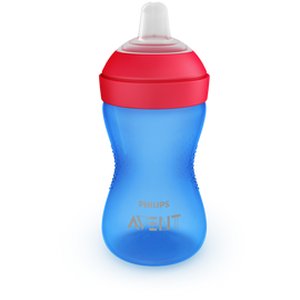 Philips Avent lonček z mehkim ustnikom 9m+, 300ml, deček SCF802/01