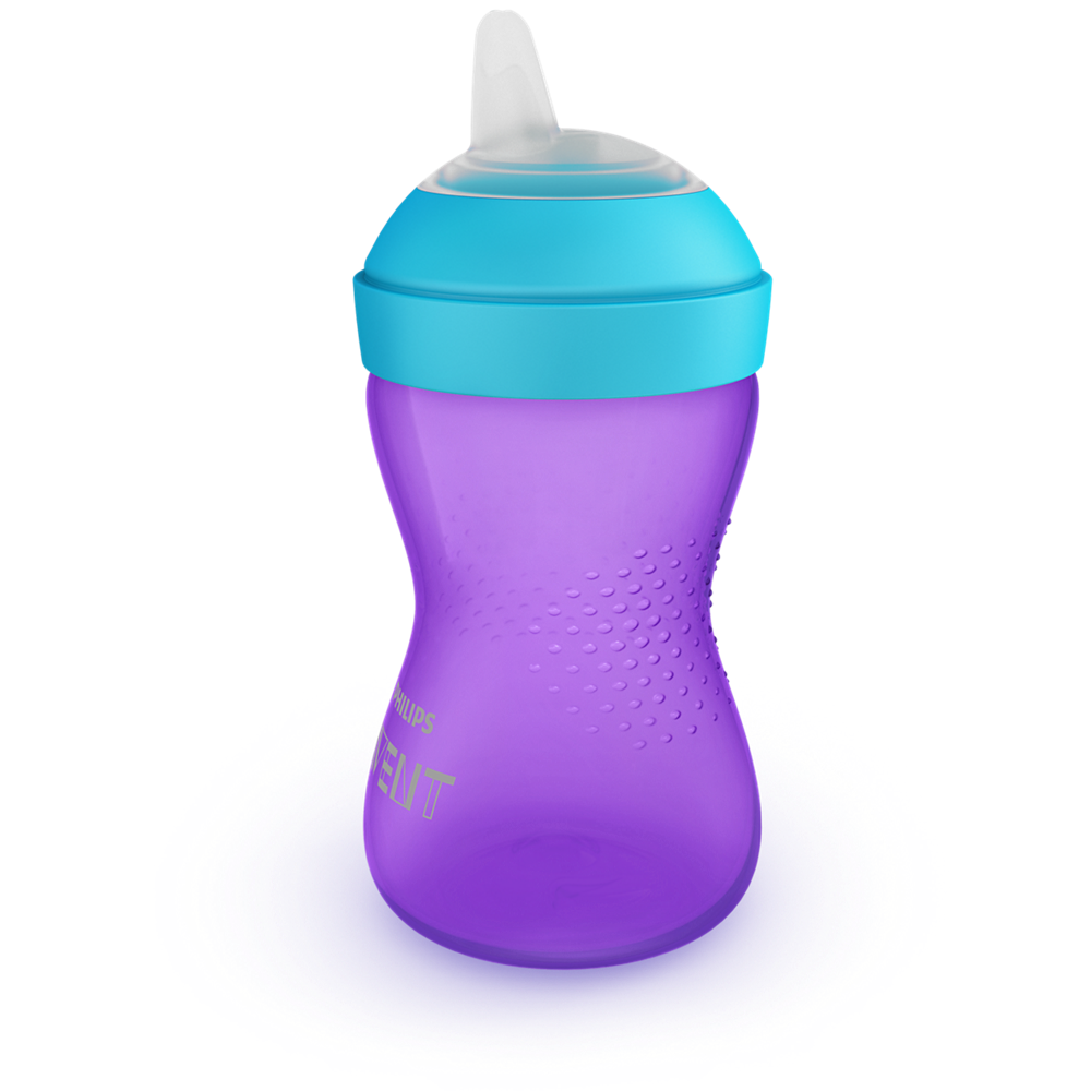 Philips Avent lonček z mehkim ustnikom 9m+, 300ml, deklica SCF802/02