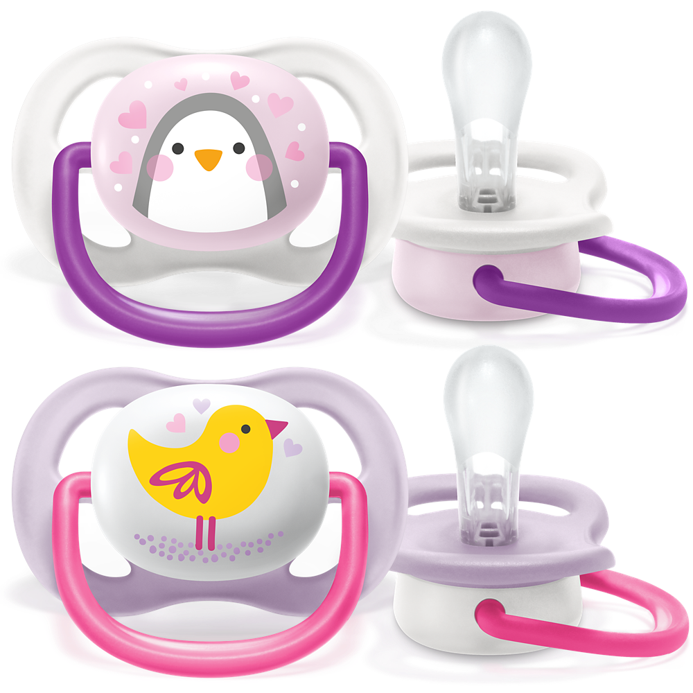Philips Avent Ultra Air Collection duda 0-6m, deklica, 2kom SCF080/06