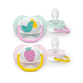 AVENT SCF080/24 TOLAŽILNA DUDA - SILIKON ULTRA AIR COLLECTION 0-6M, Ž, 2/1