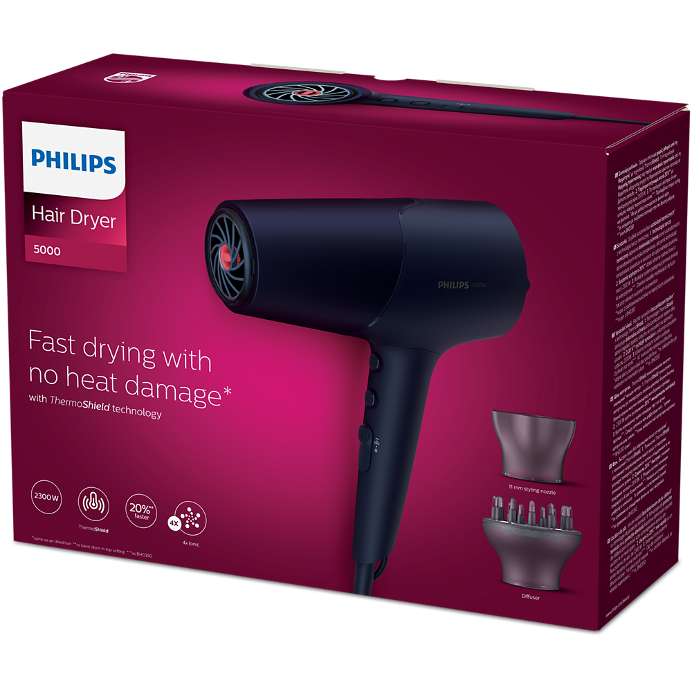 Philips sušilnik za lase serije 5000 BHD510/00