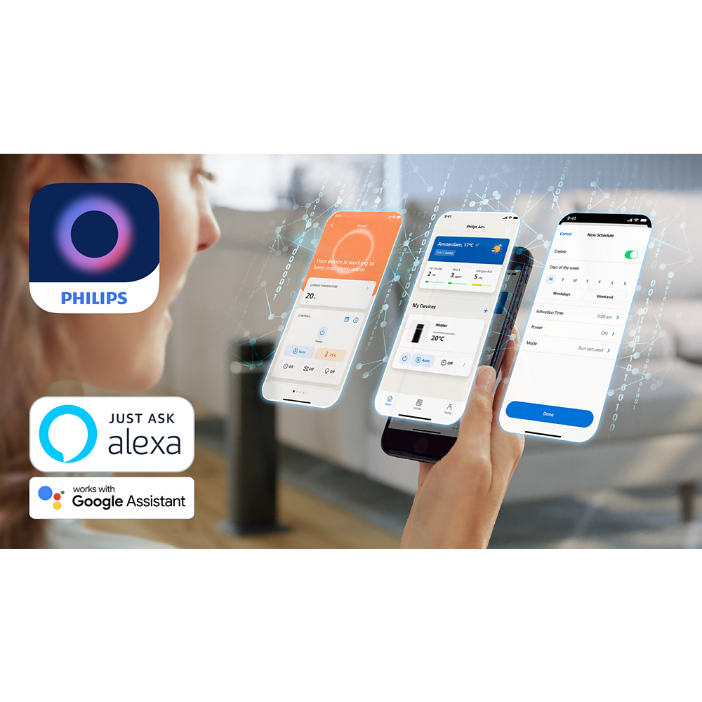 Philips Pametni stolpni keramični grelnik CX5120/11 Smart Tower serija 5000