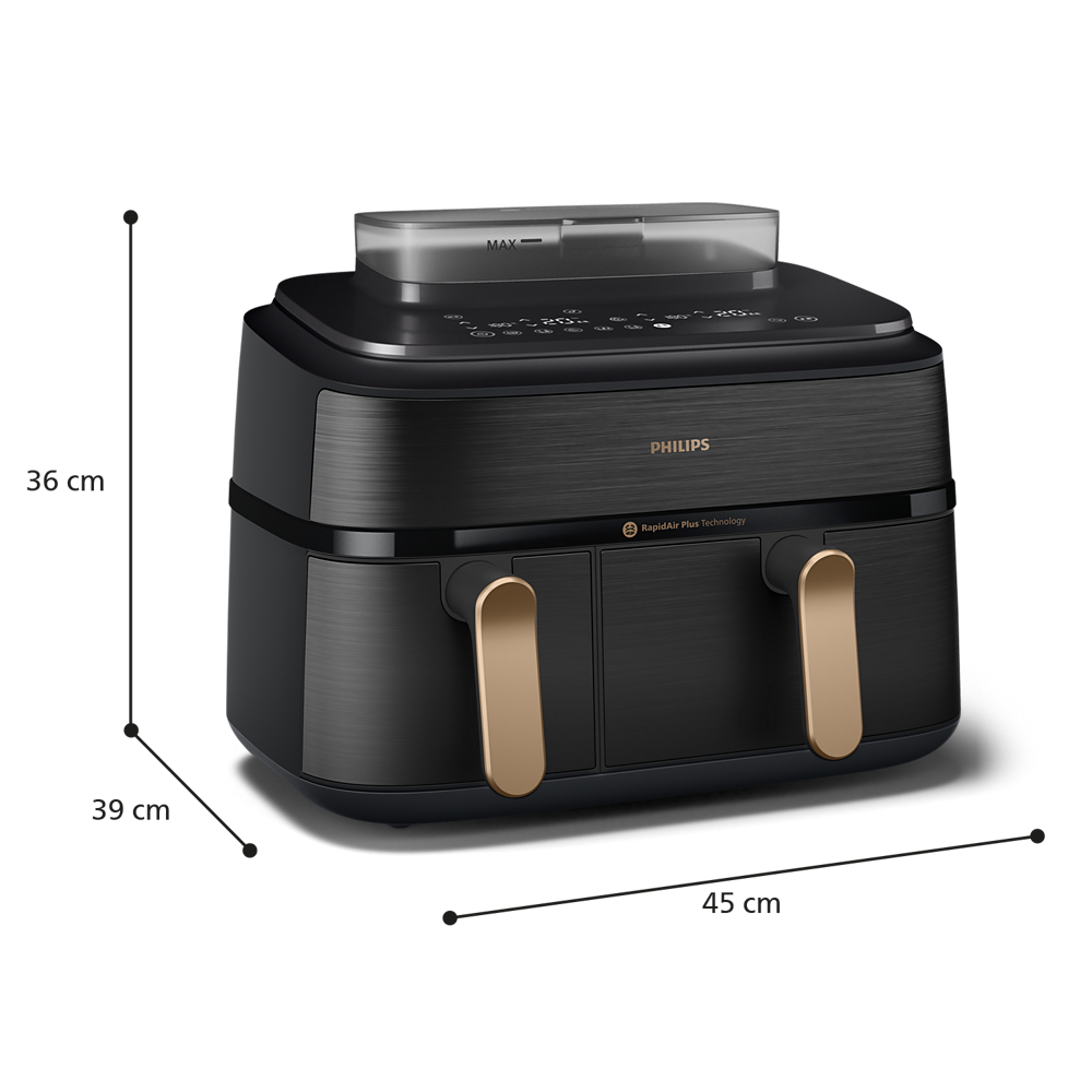 Philips Airfryer z dvojno košaro NA552/00 serija 5000
