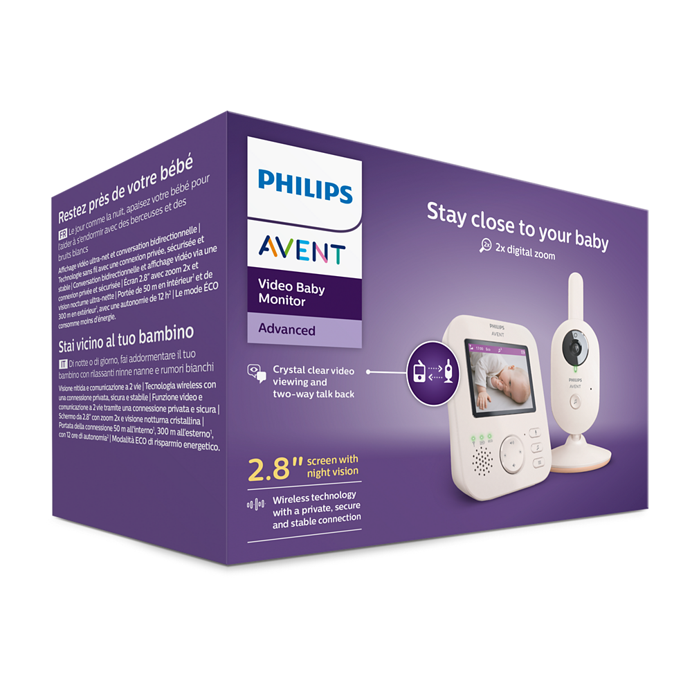 Philips Avent video otroška varuška SCD881/26