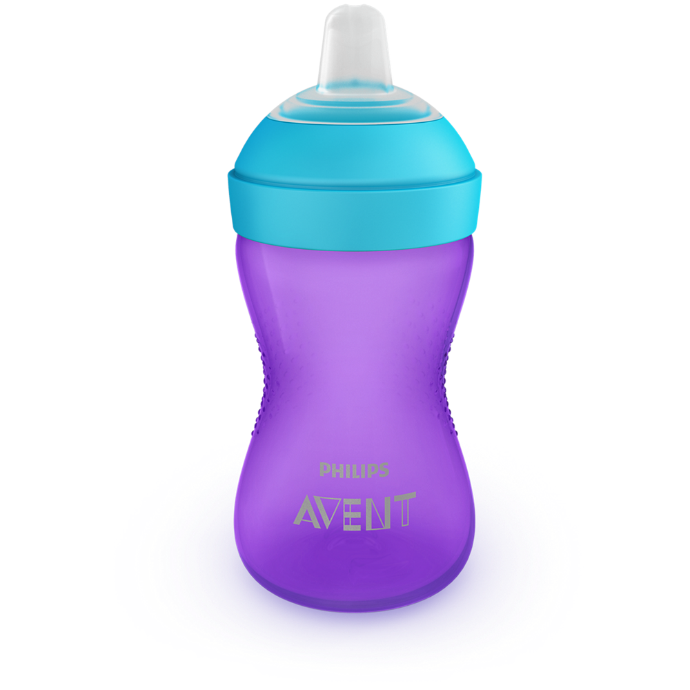 Philips Avent lonček z mehkim ustnikom 9m+, 300ml, deklica SCF802/02