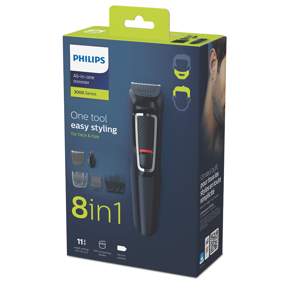 Philips All-in-One urejevalnik za obraz in lase serije 3000 MG3730/15