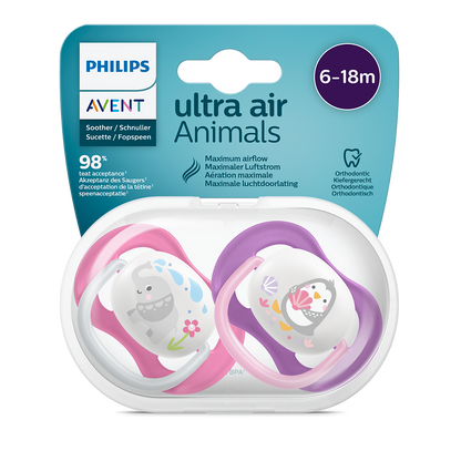 Philips Avent Ultra Air Collection duda 6-18m, deklica, 2kom, SCF080/08