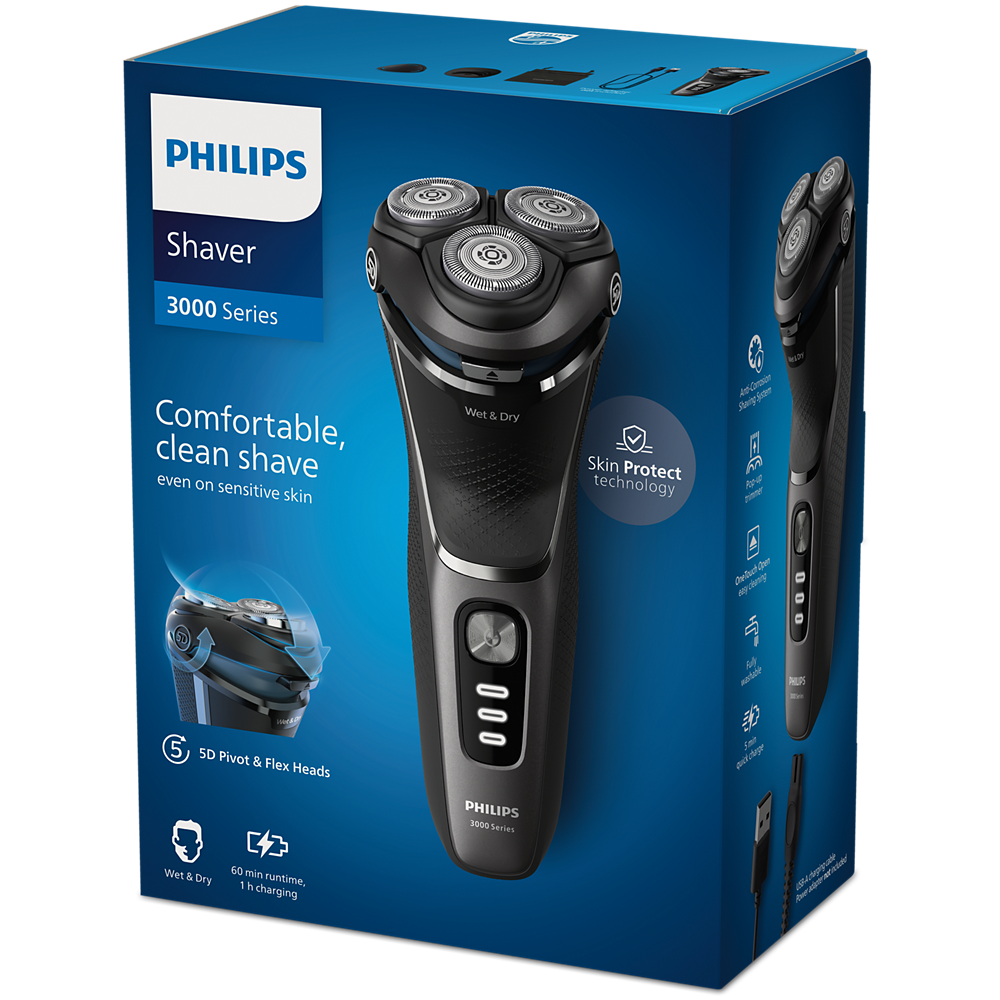 Philips električni brivnik serije 3000 S3433/13