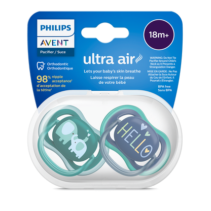 Philips Avent Ultra Air duda 18m+, deček, 2kom, SCF349/18