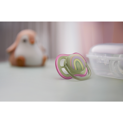 Philips Avent Ultra Air duda 0-6m, deklica, 2kom SCF085/59