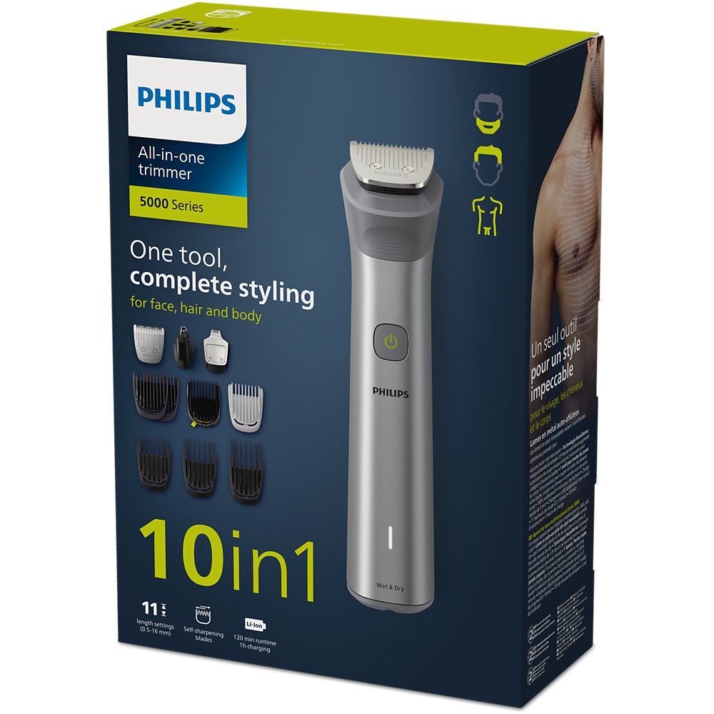 Philips All-in-One urejevalnik za obraz, lase in telo serije 5000 MG5920/15