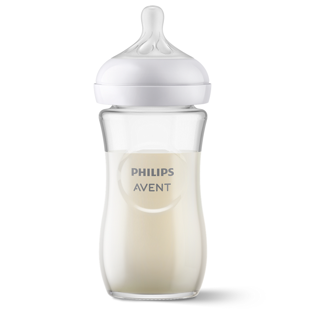 Philips Avent Natural Response steklena otroška steklenička 240ml, SCY933/01