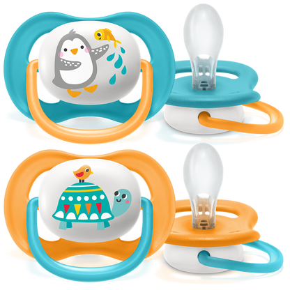 Philips Avent Ultra Air duda 6-18m, deček, 2kom SCF080/07