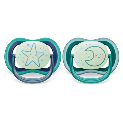 Philips Avent Ultra Air duda 6-18m, deček, 2kom SCF376/13