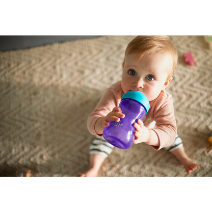 Philips Avent lonček z mehkim ustnikom 9m+, 300ml, deklica SCF802/02