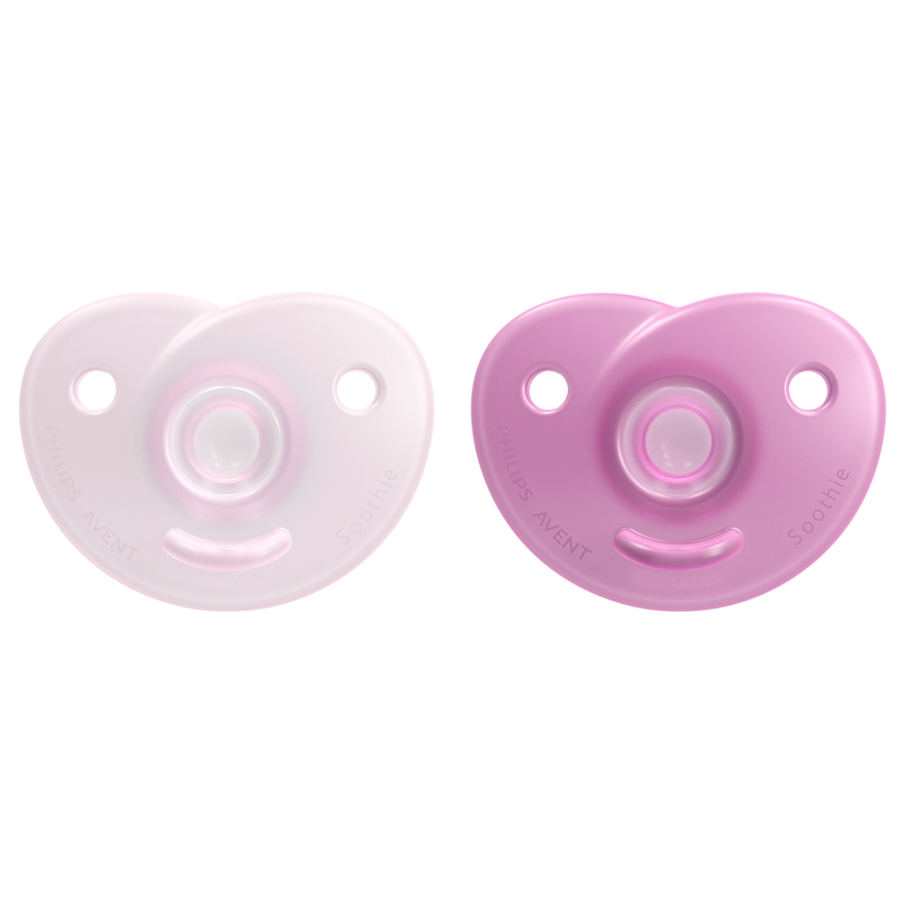 Philips Avent Soothie duda 0-6m, deklica, 2kom, SCF099/22