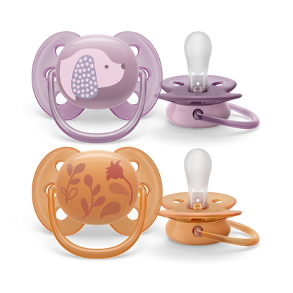 Philips Avent Ultra Soft duda 6-18m, deklica, 2kom SCF091/18