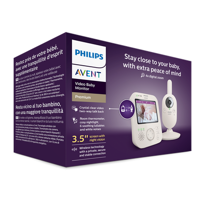 Philips Avent Premium video otroška varuška SCD891/26