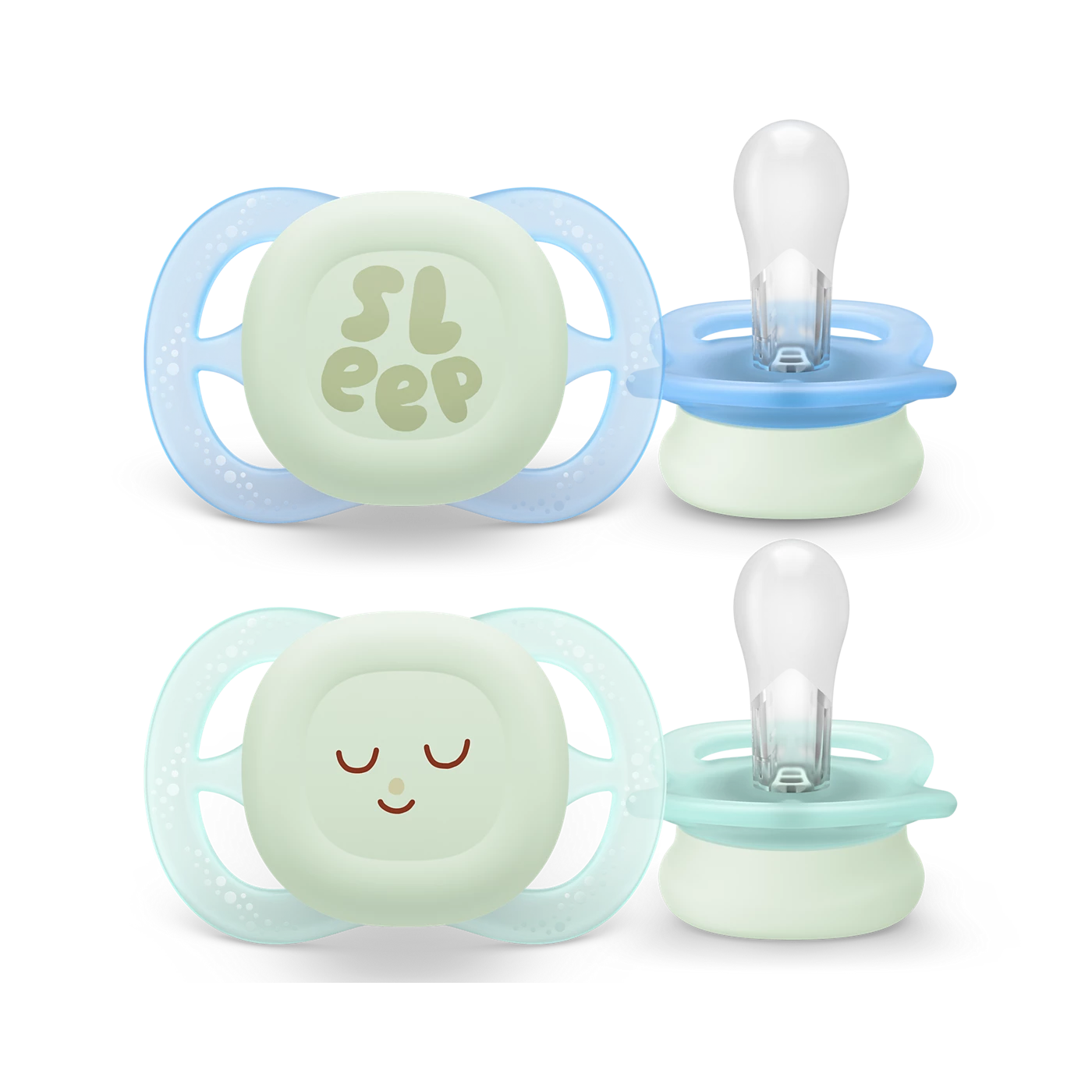 AVENT SCF075/18 TOLAŽILNA DUDA - SILIKON ULTRA START NOČNA 0-2M, M, 2/1