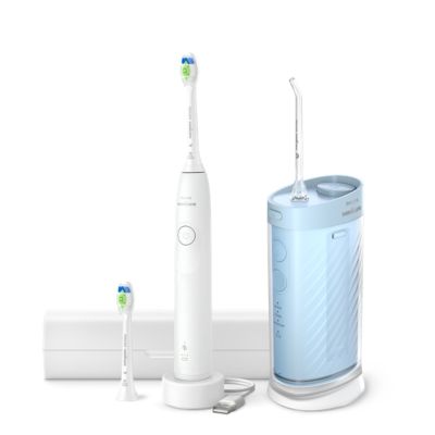 Philips Sonicare Compact Flosser 1000 + električna zobna ščetka Sonicare 5300 HX3334/43
