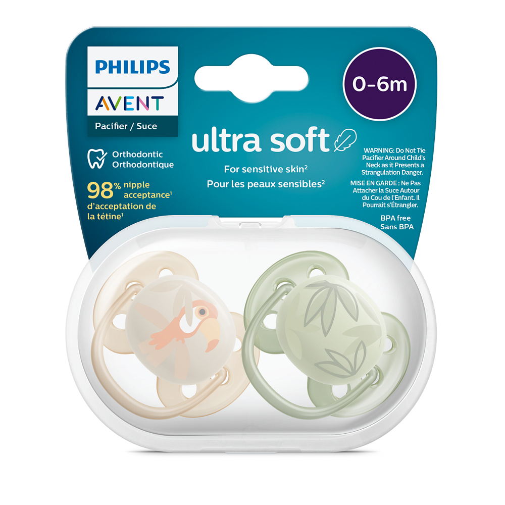 Philips Avent Ultra Soft duda, deček, 2kom, SCF091/07